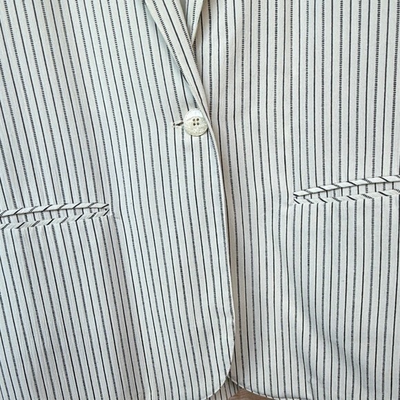 Vintage‎ Women's Toni Garment by CC Magic Striped Blazer Jacket Size Medium - Picture 5 of 7